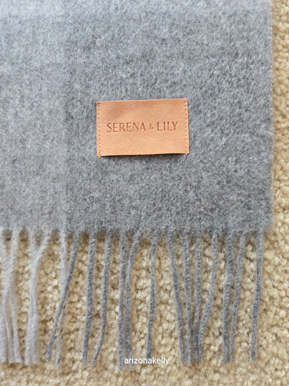 NWOT Cashmere Throw Serena & Lily - Picture 2 of 16